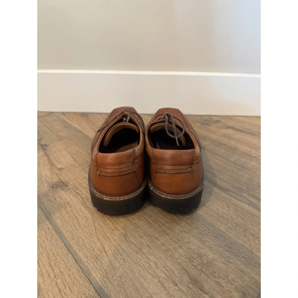 Ecco New Jersey Bicycle Mens 43 Eu 9-9.5 Us Dress Shoes Brown Bike‎ Toe Oxford